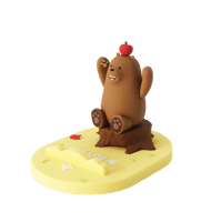 حامل هاتف مكتبي من مجموعة الدببة الثلاثة - شهاب