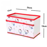 منظم تخزين مغامرة هيلو كيتي المثيرة مع 3 جيوب جانب...
