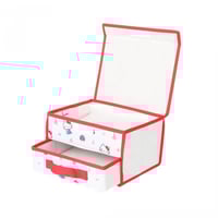 درج تخزين قماشي - هيلو كيتي - مقاس 15*27