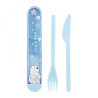 طقم طعام - شوكة + سكين - الدببة الثلاثة - Ice Bear