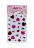 ملصقات أحجار لامعة من سلسلة ميني فاميلي - قلوب كبي...