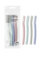 شفرات حلاقة دقيقة بمقبض من قش القمح - 4 قطع