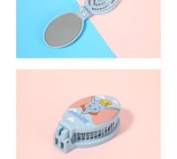 فرشة شعر قابلة للطي مع مرآه من ديزني انيمالز - دوم...