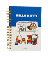دفتر سلك بحجم A6 من سلسلة هيلو كيتي - 64 ورقة