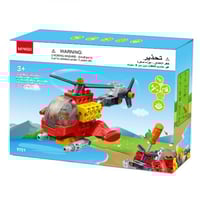 لعبة أطفال تركيبات - هلوكوبتر 17 قطعة - 16x20 سم