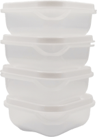 علب تخزين طعام ملونة 180 مل - 4قطع