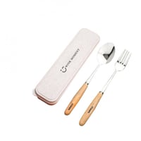 مجموعة أدوات المائدة المصنوعة من الفولاذ المقاوم ل...