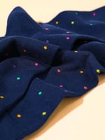 شراب طويل بنقاط ملونة - أزرق