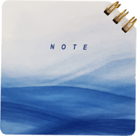 دفتر صغير من سلسلة الأزرق الداكن - 80ورقة