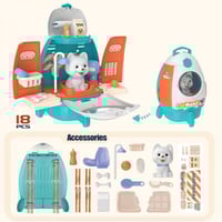 منزل ألعاب مركز تجميل الحيوانات الأليفة الكلب - 18...