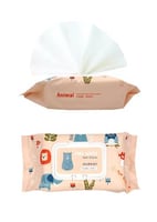 مناديل مبللة من سلسلة عائلة الغابة - 80 منديل