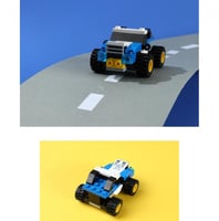 لعبة أطفال مكعبات بناء السيارات مركبة الطرق الوعرة...