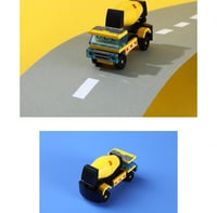 لعبة أطفال مكعبات بناء السيارات شاحنة اسمنت - 38 ق...