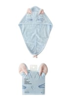 غطاء تجفيف الشعر الناعم على شكل قطة