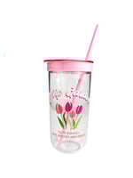 كوب بلاستيكي من سلسلة توليب جاردن - 600 مل