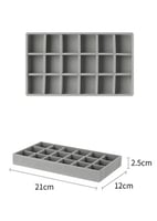 منظم علب المجوهرات 18 خانة - 21x12سم