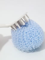 فرشاة تنظيف للمطبخ مع قطع قابلة للإستبدال - بنفسجي...