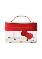 حقيبة مكياج شبكية كبيرة بشخصية هيلو كيتي - 18x12 س...