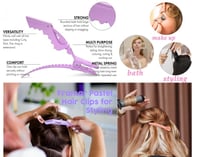 مشبك شعر - 6 قطع