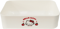صندوق تخزين مع غطاء من سلسلة هيلو كيتي ابل - حجم ص...