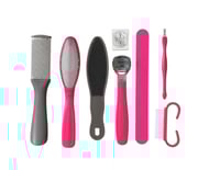 مجموعة احترافية للعناية بالقدم - 8 قطع