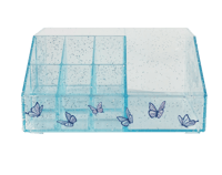 منظم مكياج من مجموعة ليف فيفيدلي - 17x8×12 سم