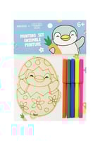 مجموعة الطلاء على الخشب بشخصية البطريق بن بن مع 5...