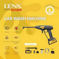 DENX - مضخه لاسلكية سيارة ذات ضغط عالي غسيل م DX18...