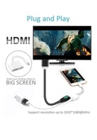 وصلة لايتنينج الى HDMI AV لون ابيض