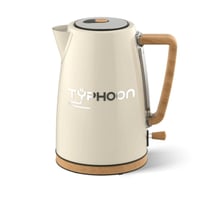 غلاية كهربائية بيد خشبية 2200 واط 1.7 لتر - لون او...