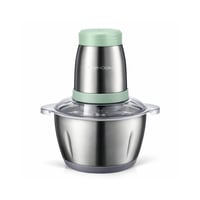 مفرمة طعام ستانلس ستيل 2 لتر لون اخضر من تايفون