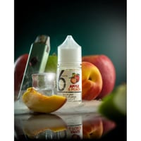 6 جايز تفاح و خوخ سولت 30 مل