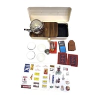 صندوق عزبة شاي حديد متكاملة – طقم رحلات محمول وشام...