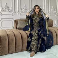 ثوب التأسيس بـ تصميم عصري "كحلي"