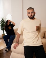 أوفرسايز شيرت (S Unisex) بيج