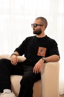 أوفرسايز شيرت (XXL Unisex) أسود