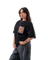 أوفرسايز شيرت (XL Unisex) أسود