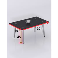 طاولة شاي زجاج 120*60