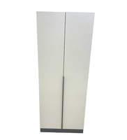 دولاب ملابس بابين - رمادي