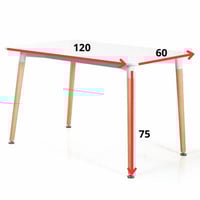 طاولة مفرد مستطيل