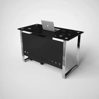 مكتب زجاج تصميم مودرن 120سم