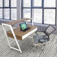 مكتب خشب مودرن 80سم مع كرسي هدية