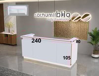 كونتر مودرن بإضاءة 240سم