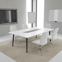 طاولة اجتماع ابيض