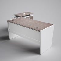 مكتب خشب 140 مودرن ستايل