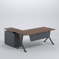 مكتب ميلامين خشب مودرن 140سم