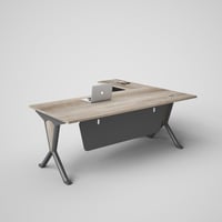 مكتب ميلامين خشب مودرن 140سم