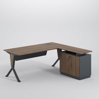 مكتب ميلامين خشب مودرن 140سم