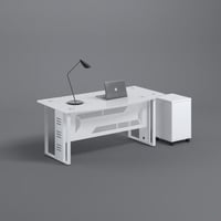 مكتب زجاج 120 سم مودرن ستايل