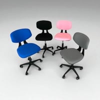 كرسي دوار قماش صغير